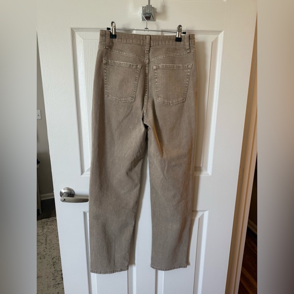 Wild Fable Women's Straight Leg Jeans in Tan - Picture 2 of 3